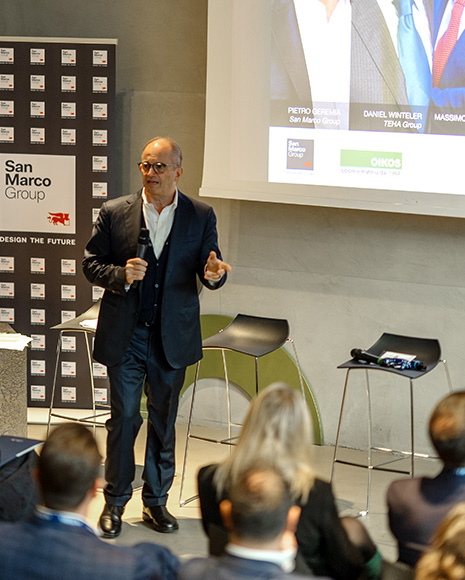 Daniel John Winteler durante l'incontro M&A
